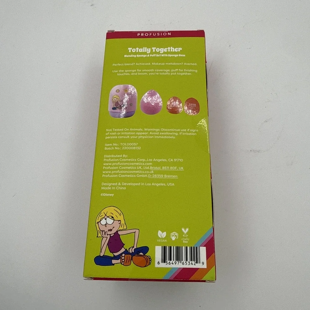 Y2K Lizzie McGuire Profusion Makeup Collection Blending Sponge & Puff Set Case